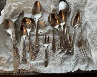 Assorted Silver Plated Utensils