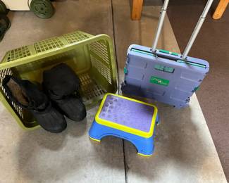 Snowmobile Boots And Assorted Items