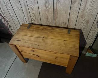 Wood Storage Chest