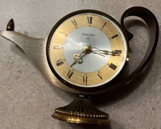 Brass Swiss Alarm Clock