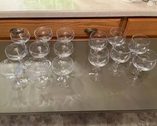 Wine And Desert Glassware