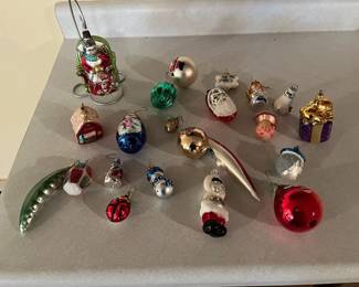 Blown Glass Ornaments 