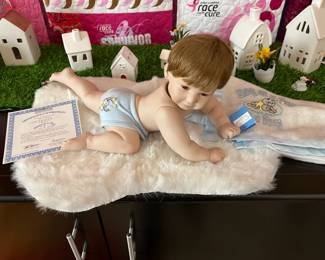 Porcelain Collectible Doll Certified
