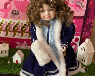 Porcelain Collectible DollIce Skater