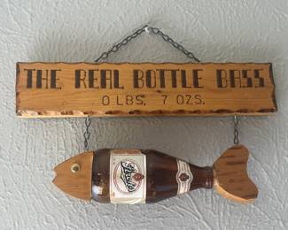 The Real Bottle Bass, Lakehouse Wall Decor