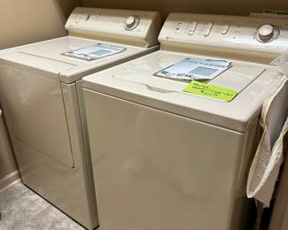 purchased new in 1998, this MAYTAG washer and dryer set seems to be in perfect working condition (my client was using them prior to her departure, & I’ve run several loads thru). $400 for the set!!!