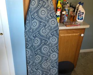 ironing board, cleaning products