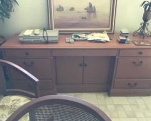 Large executive desk