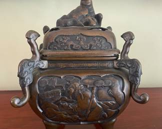 Antique Bronze chinese Censor