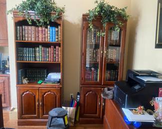 Solid wood book cases