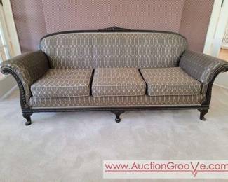 14 Antique Couch. Reupholstered 5 years ago
