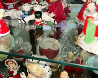 Elf knee hugger- Japan. More vintage Christmas figures