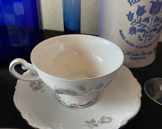 Mitterteich Bavaria "Mystic Rose" Teacup & Saucer