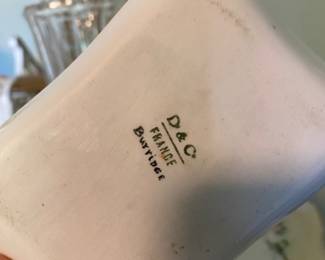 D & C France Burridge Dresser Tray & Trinket Tray