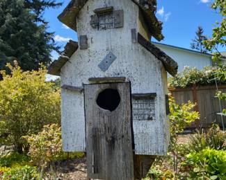 Post Mount Bird House