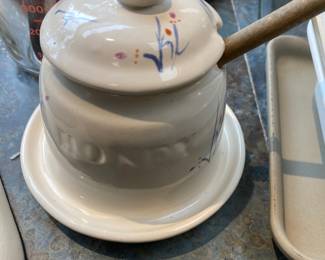 Ceramic Honey Pot