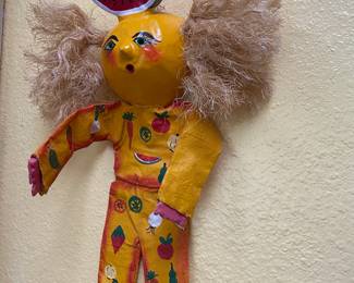 Mexican Coconut Mask Doll