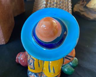 Talavera Pottery Sleeping Figurine - Made in Mexico