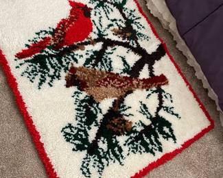 Cardinal Latch Hook Rug