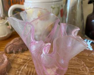 Pink Handkerchief Vase