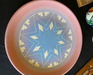 Soiux Pottery Plate Signed by High Elk