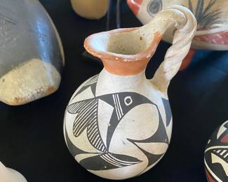 Acoma Pueblo Pottery Pitcher