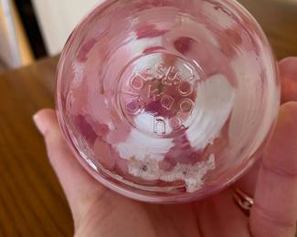 Glassybaby Heart Over Heels Blown Glass Candle Holder