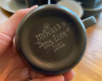  Mikasa Terra Stone "Snow White" Dinnerware Set -  #7061 