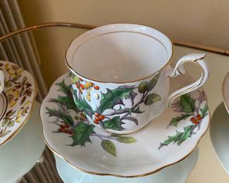 Royal Albert "Holly" Teacup & Saucer