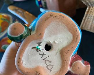 Talavera Pottery Sleeping Figurine - Made in Mexico