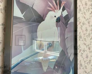 Framed Print of Parrot by Carlos Sanchez 