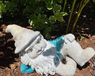 Laying Gnome Outdoor Decor