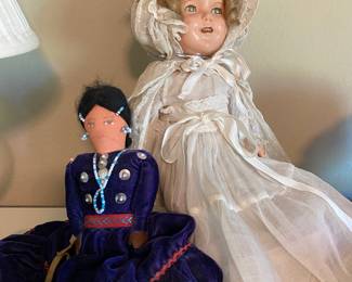 Folk Art Navajo Doll Made by Emma Baker