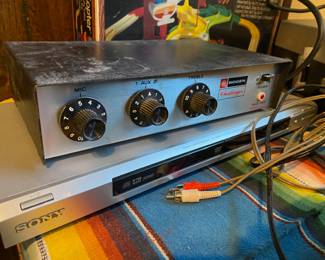 Bogen Challenger PA Amplifier -  C-20A, Sony DVD Player - DVP-NS45P