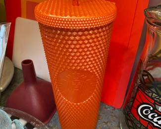 Starbucks Orange Studded Venti Tumbler