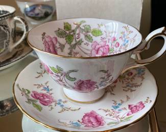 Royal Chelsea Teacup & Saucer - 4244A