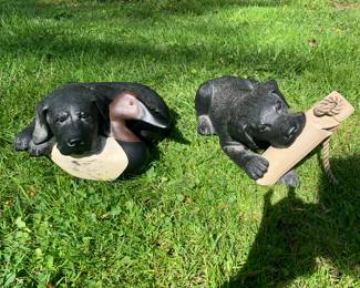 Ducks Unlimited Lab figurines 