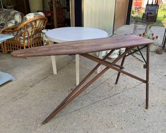 antique ironing board
