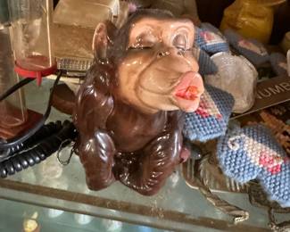 vintage gorilla monkey figurine