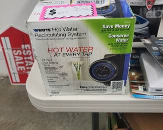 New hot water circulating system
