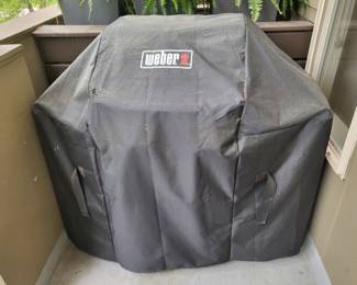 Weber gas grill with cover