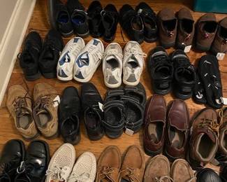 Many Name Brands of Shoes. Some have Very Little If Any Wear.