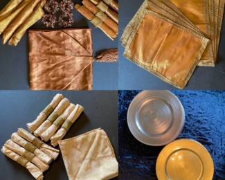 Table Runners, Napkins Chargers and Placemat Sets