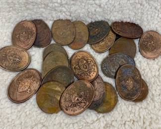 Endymion Brass Tokens of Youth Duboons.  Estate has other Endymion collectors items too!