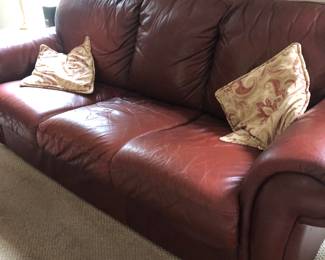 leather sofa