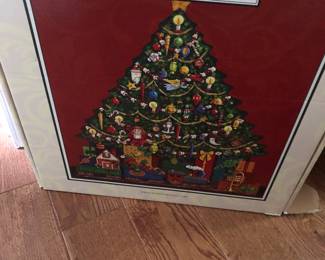wooden advent calendar