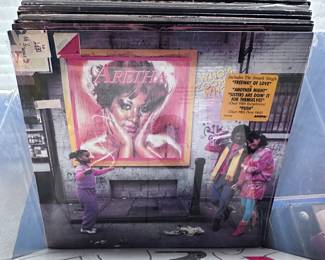 Vintage Vinyl: Our homeowner worked for Acuff-Rose publishing. Prices range from (majority) $4 each with some topping out at $20