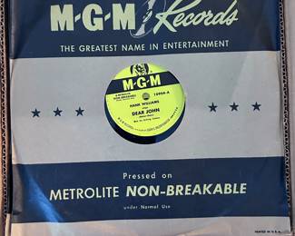 Vintage Vinyl: Our homeowner worked for Acuff-Rose publishing. Prices range from (majority) $4 each with some topping out at $20