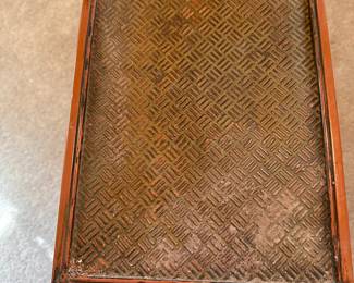 Small metal side table