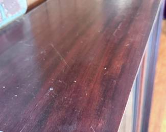 Antique hutch with 5 shelves